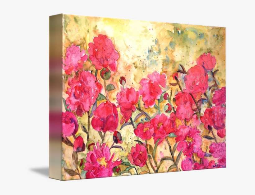Vector Free Download Peonies By Miriam Schulman - Cafepress Pink Peony 5'x7'area Rug, transparent png download