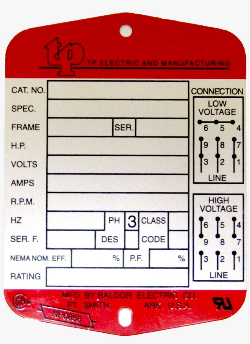 These Identification Plates Can Also Tell How To Properly, transparent png download