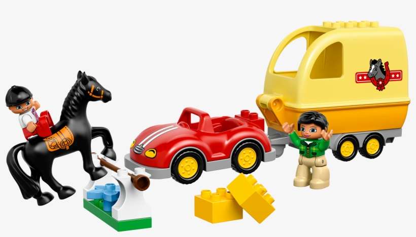 Horse Trailer - Lego Duplo 10807 - Horse Trailer, transparent png download