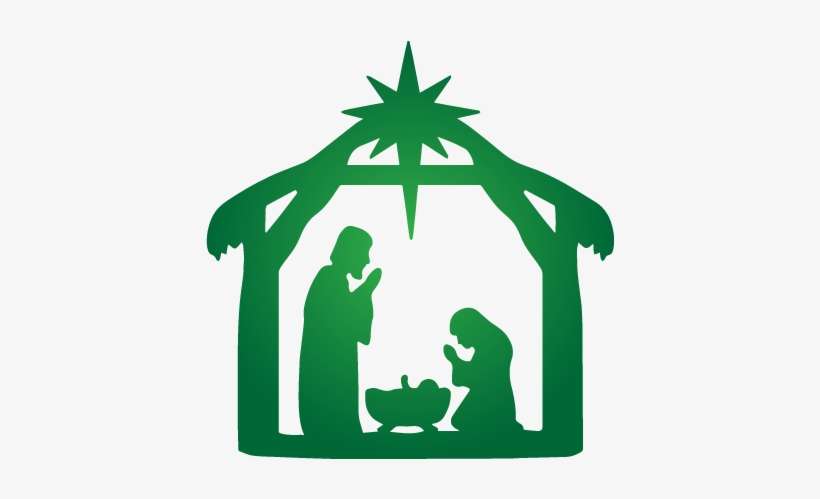 Live Nativity - Silhouette Creche De Noel, transparent png download