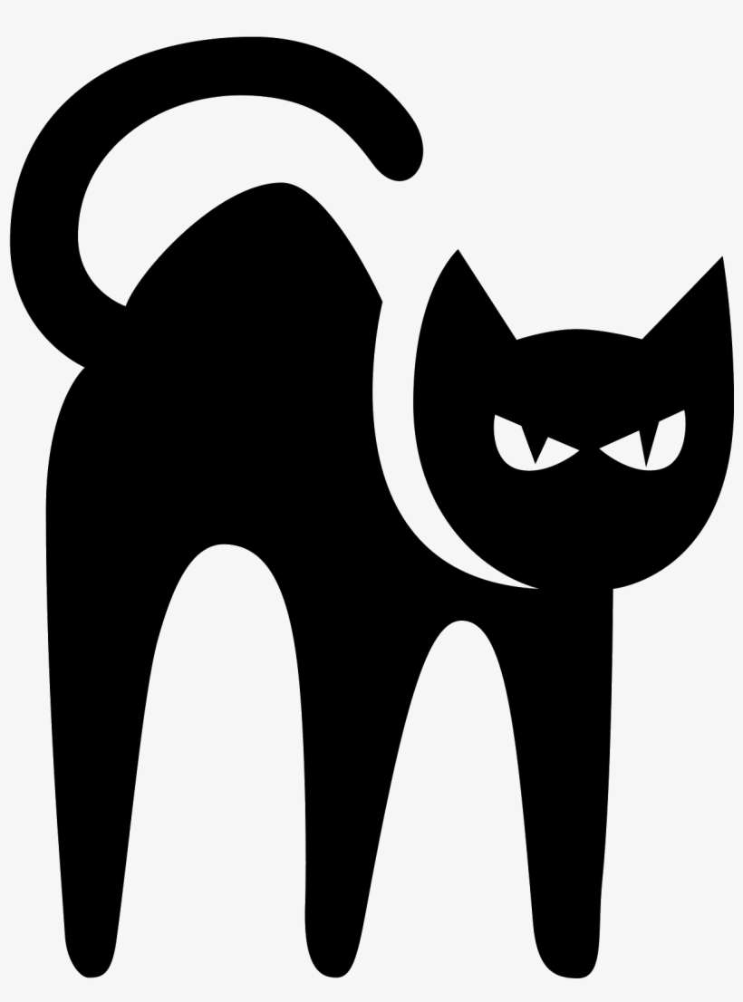 Vector Royalty Free Download Black Cat Icon Free Download - Black Cat Icon, transparent png download