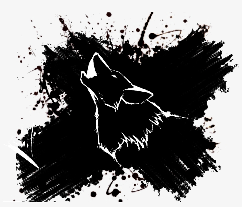Tribe Gray Tribal Wars Wolf Drawing - Tribal Lobo Png, transparent png download