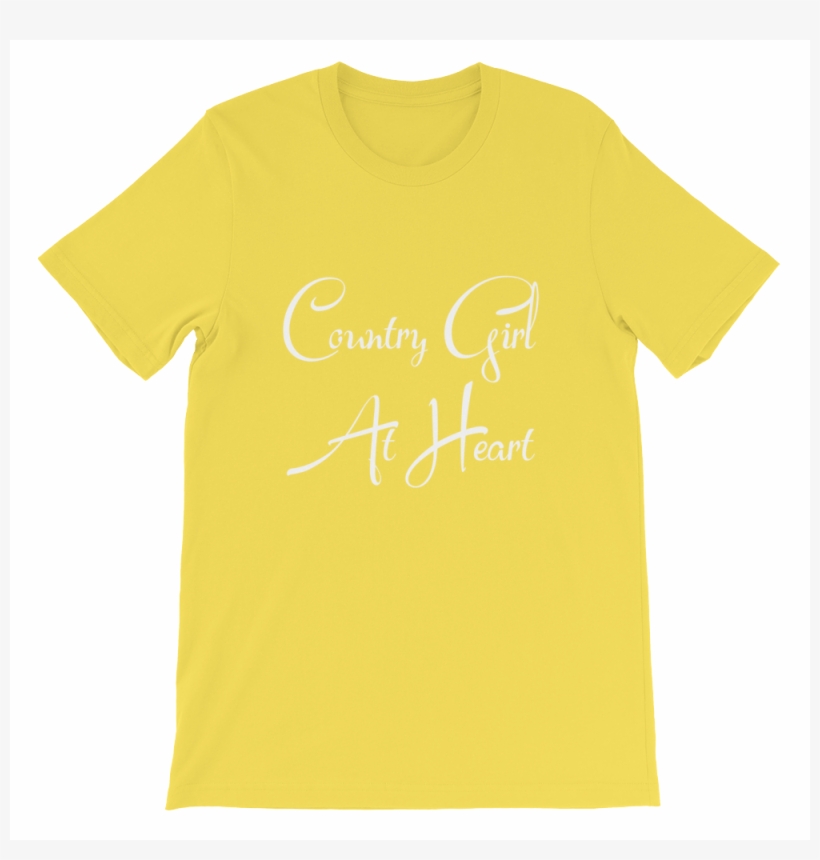 Country Girl At Heart Short Sleeve Unisex T Shirt Blissfully - Mr Beast T Shirt, transparent png download