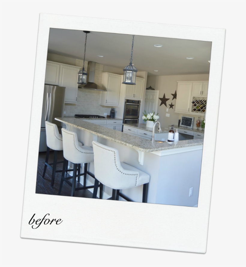 Cream Cabinet Kitchen Makeover Reveal Interior Design Png Image