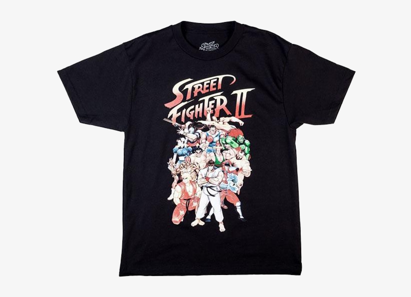 Street Fighter Group Classic Tee - Street Fighter 2, transparent png download