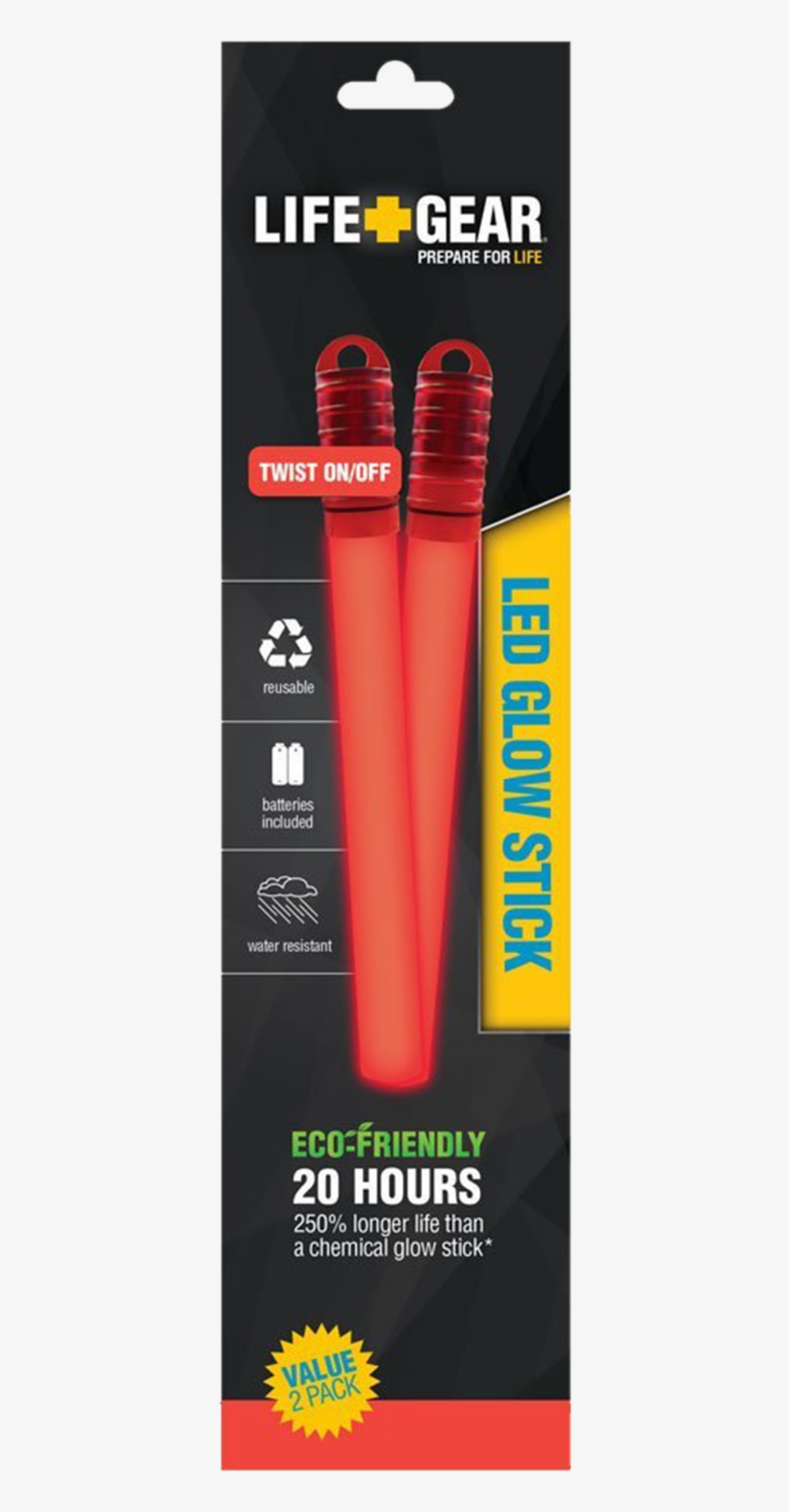 Life Gear Lg11 60222 Sa3 Reusable Led Glow Stick 2 - Flashlight, transparent png download