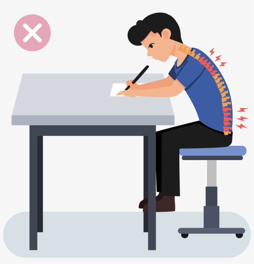 Kid Forced On Regular Desk - Art Table, transparent png download