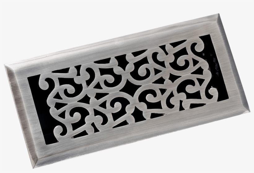 4 X 10 In Scroll Brass Floor Register - Register, transparent png download