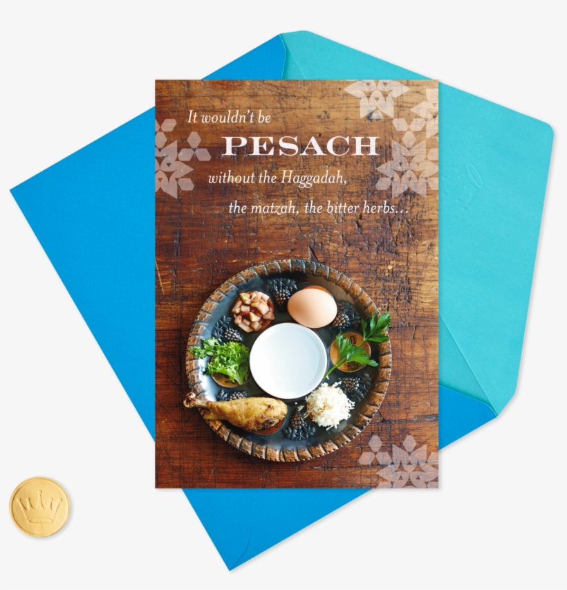 Seder Thoughts Of You Passover Card - Boiled Egg, transparent png download