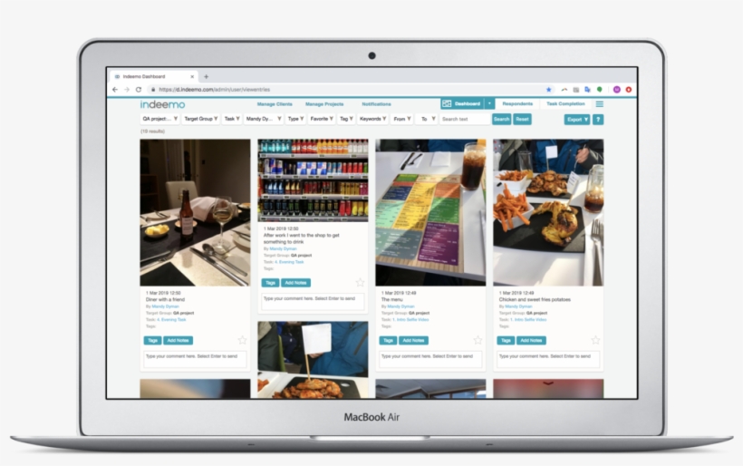 Dashboard Macbookair Diary Study Blog Post - Website, transparent png download