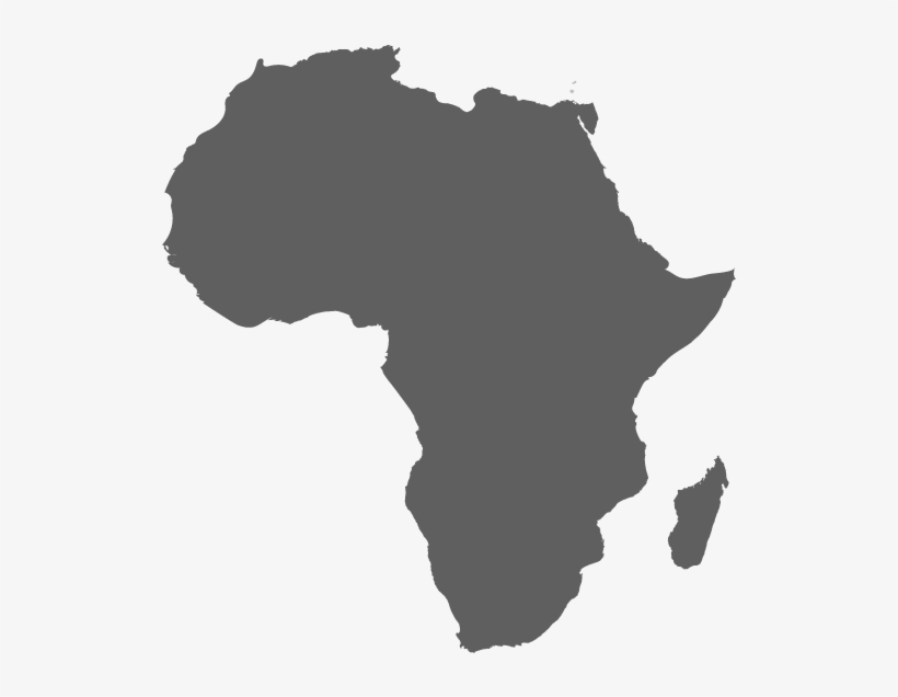Map Resting Map-africa - Forma Del Continente De Africa, transparent png download