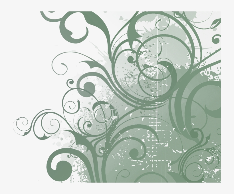 Floral Grunge - Wallpaper, transparent png download