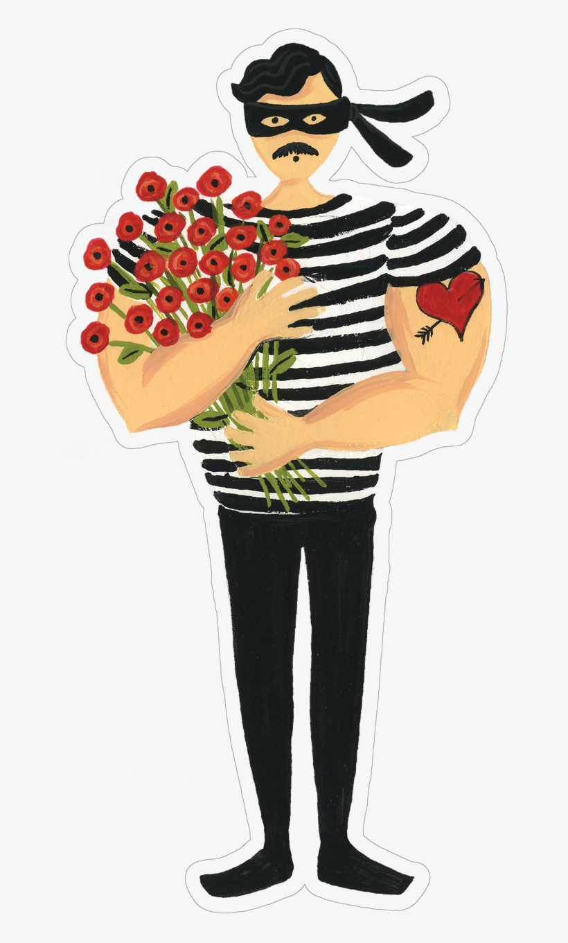 Love Bandit Print & Cut File - Illustration, transparent png download