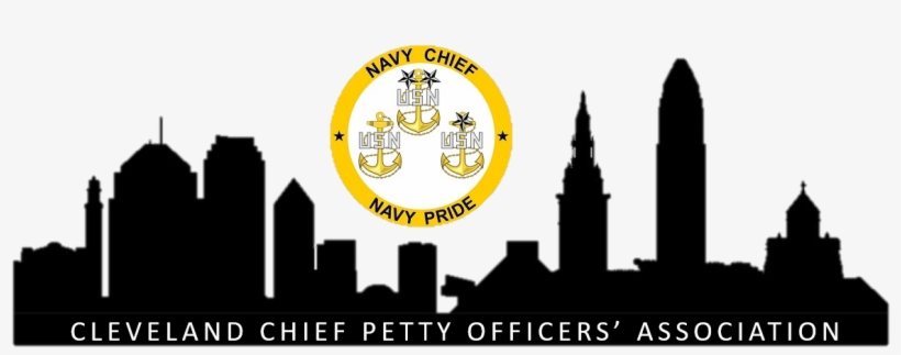 Cleveland Chief Petty Officers' Association - Cleveland Skyline Outline Vector, transparent png download