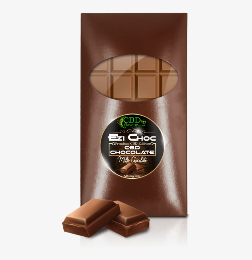 Cbd Belgian Chocolate Bars 500mg - Chocolate, transparent png download