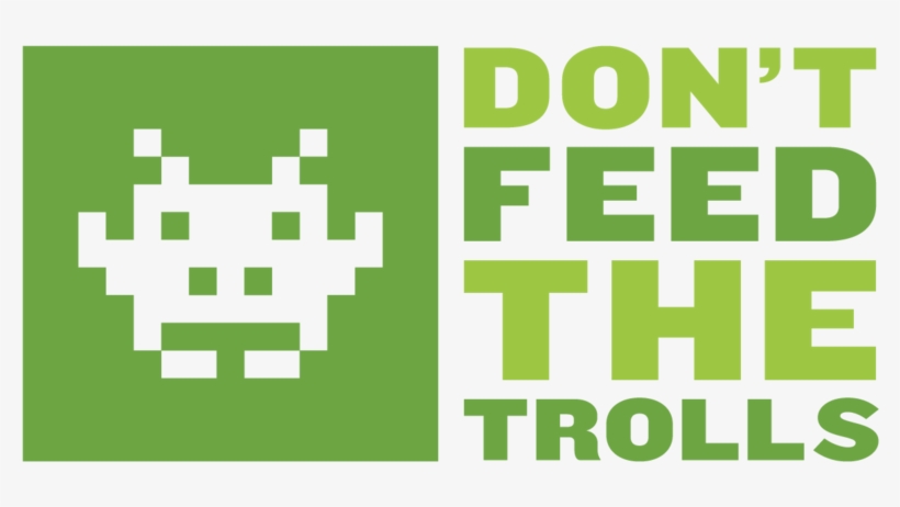 Trolls Logo Png - Don T Feed The Trolls, transparent png download