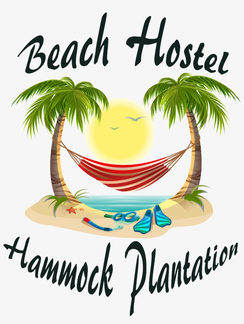 Hammock Hammock Hammock - Palm Tree And Hammock, transparent png download