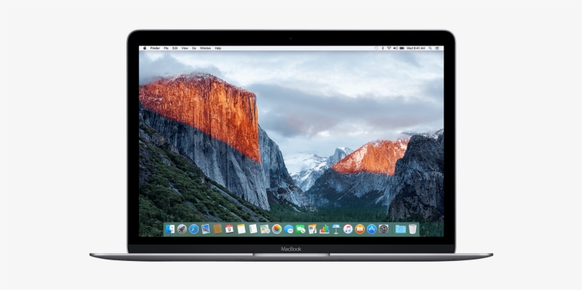 Macbook Spacegray Png - Apple Macbook 12 Space Grey 2017, transparent png download