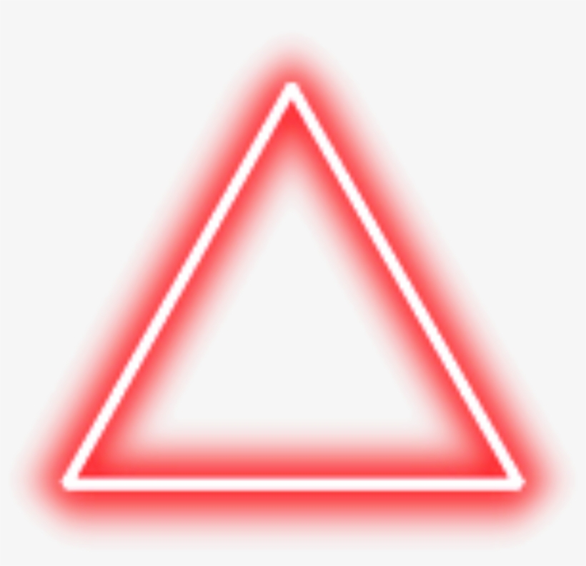 #neon #triangle #border #png #red #freetoedit - New Editing Png, transparent png download