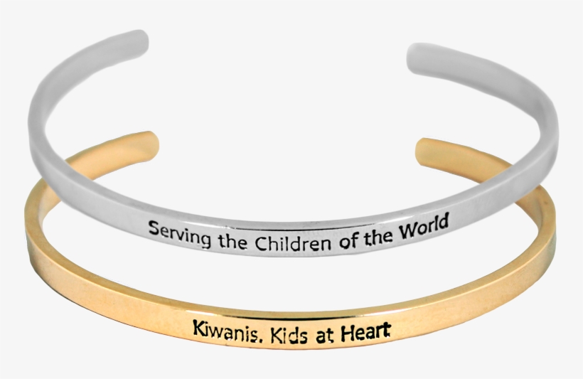 Kiwanis Stackable Bracelet - Bracelet Transparent Png, transparent png download