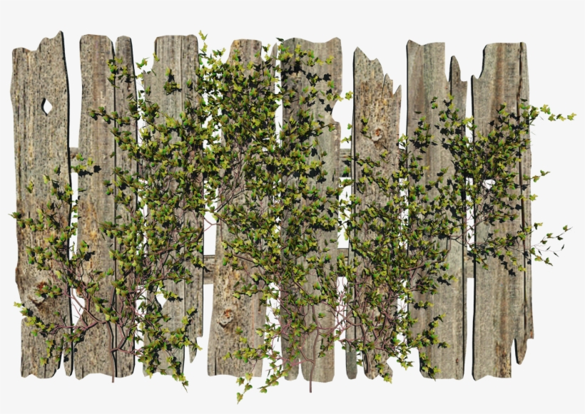 Old Wooden Fence Png - Flowers Fence Transparent Png, transparent png download