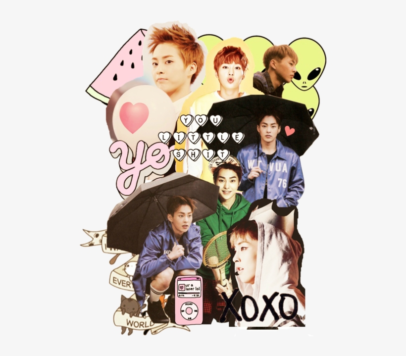 Xiumin Collage, transparent png download