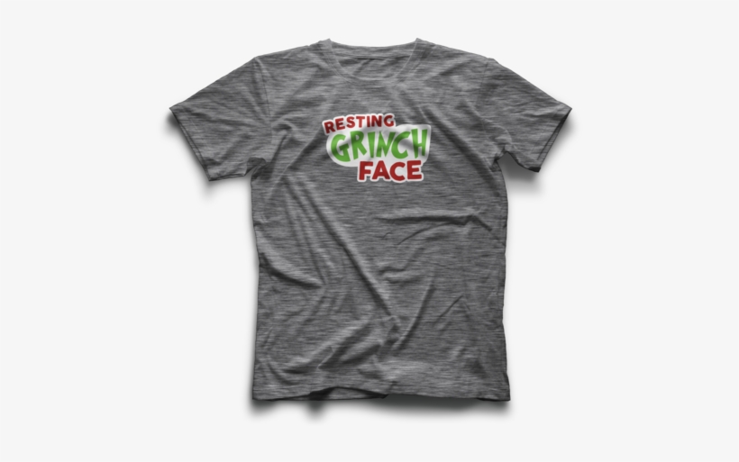 Resting Grinch Face - Kids T Shirt Design, transparent png download