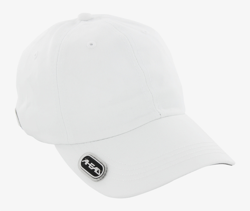 Clásica Con Placa Metálica E Imán En Visor - White Baseball Hat Png, transparent png download