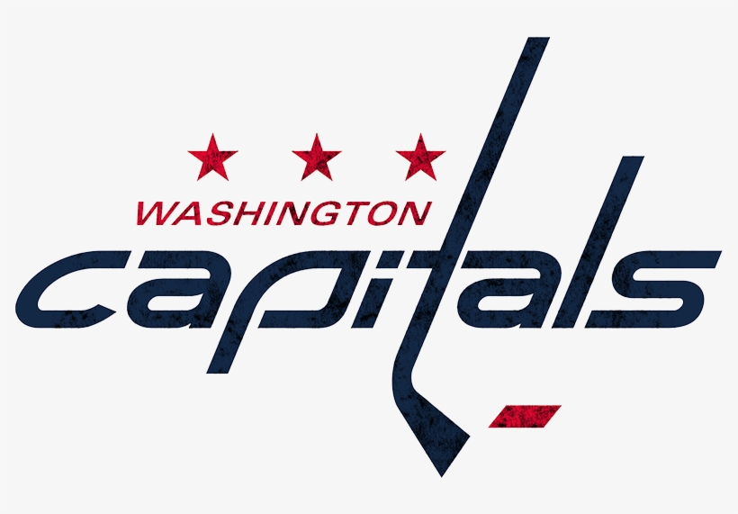 Washington Capitals 2007-present Primary Logo Distressed - Washington Capitals, transparent png download