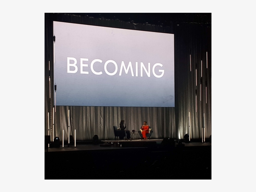 Michelle Obama At Rogers Place On Friday, March - Projection Screen, transparent png download