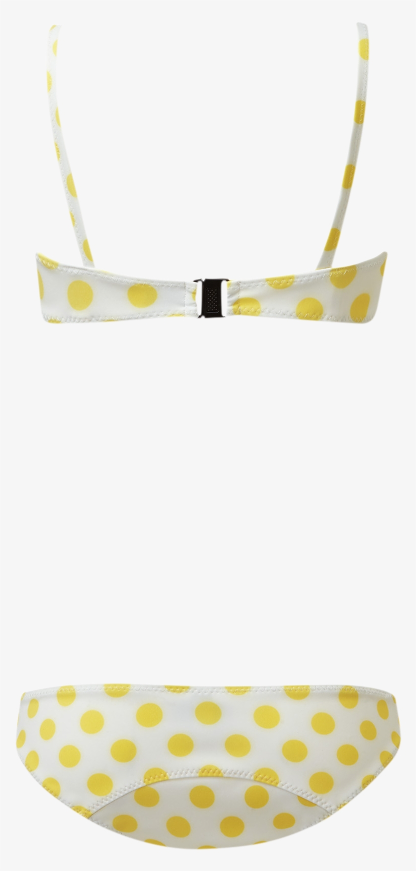 Genevieve Yellow Polka Dot Bonded Bikini - Polka Dot, transparent png download
