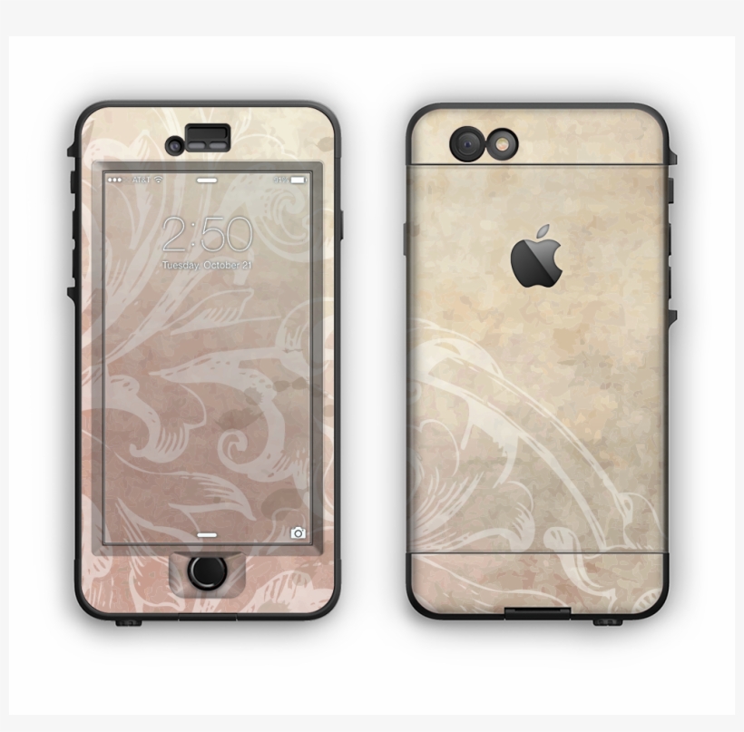 The Tan Vintage Subtle Laced Texture Apple Iphone 6 - Apple, transparent png download