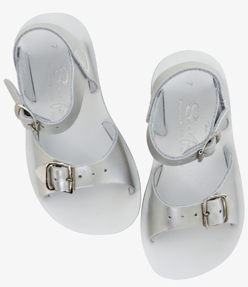 Surfer Salt Water Sandals Silver Surfer Salt Water - Slide Sandal, transparent png download