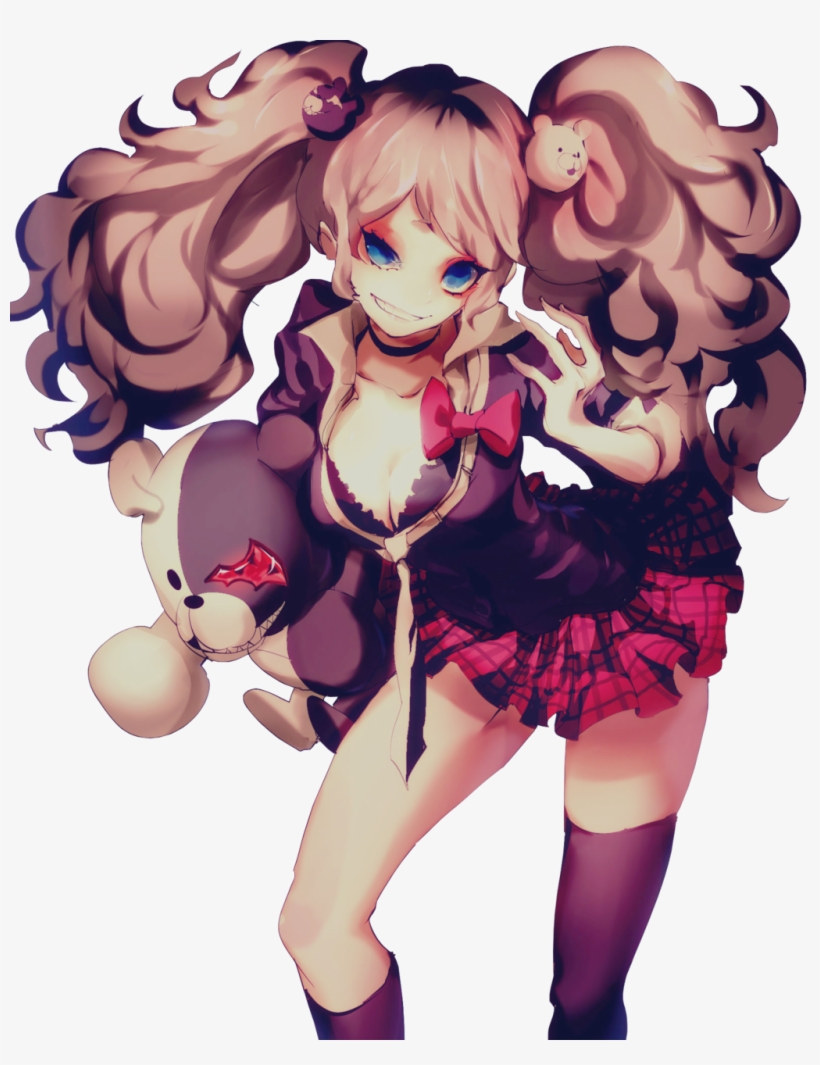 Junko Enoshima / Monokuma【dangan Ronpa】, transparent png download