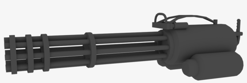 Minigun For Bloxverse's Minigame 👈🤠 - Assault Rifle, transparent png download