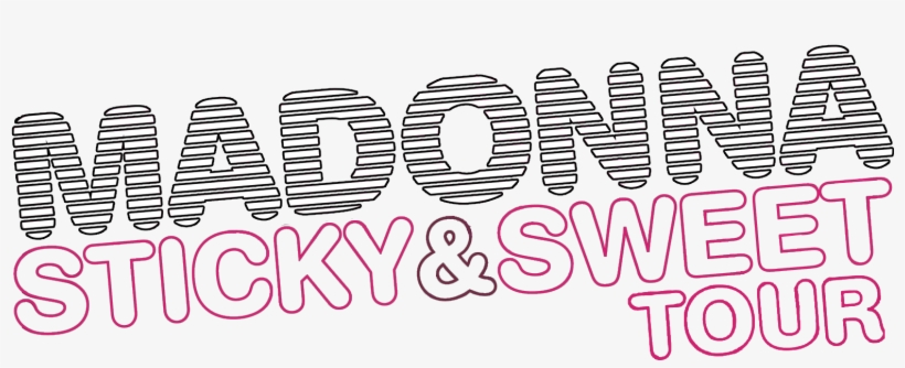 Madonna Sticky And Sweet Tour Logo, transparent png download