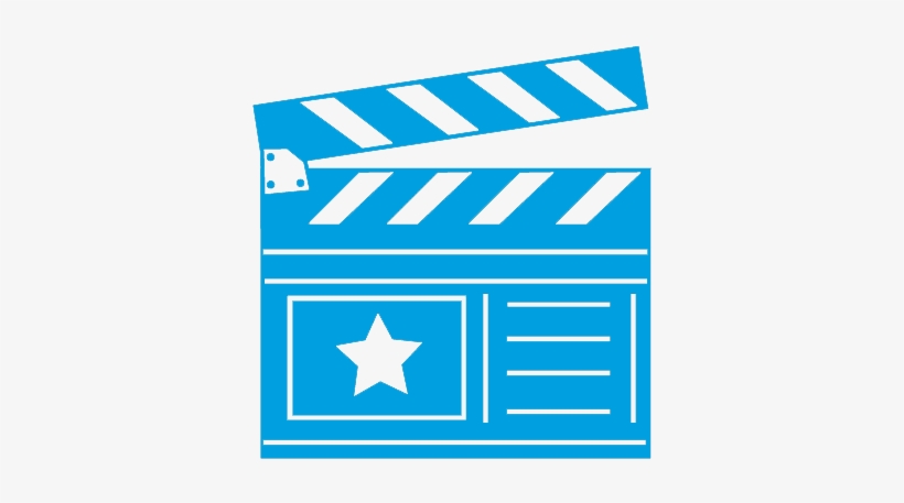 School And College Events - Movies Icon Png Blue, transparent png download