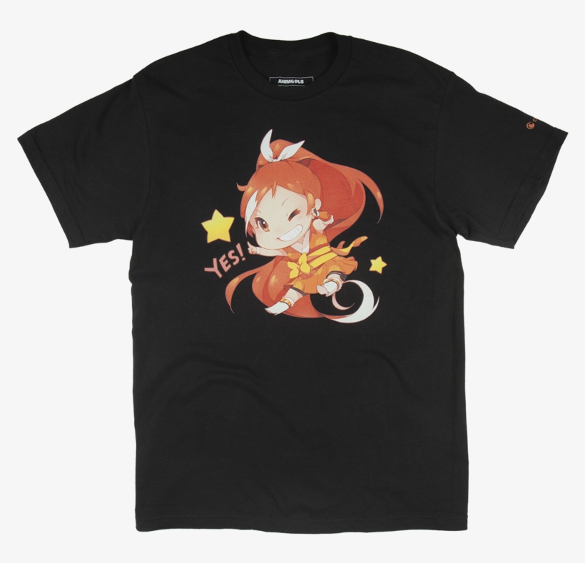 Crunchyroll Hime Yes Black Tee - Cartoon, transparent png download