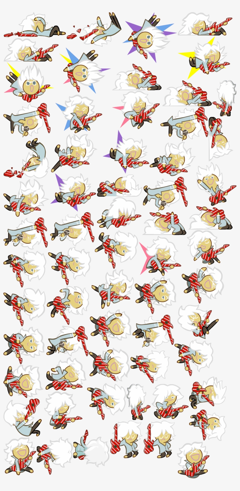 Tristianj/rockstar Cookie - Rockstar Cookie Sprite Sheet, transparent png download