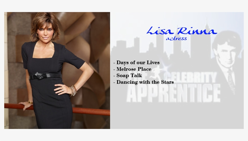 Liljon - Celebrity Apprentice Lisa Rinna, transparent png download