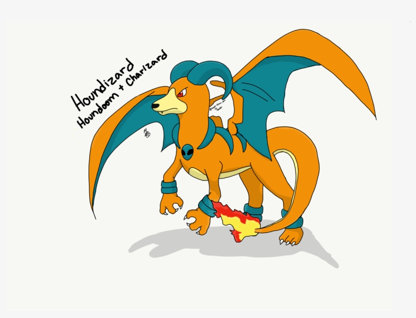 Pokémon Fusion Pokémon Fire Type Flying Type Flash - Illustration, transparent png download