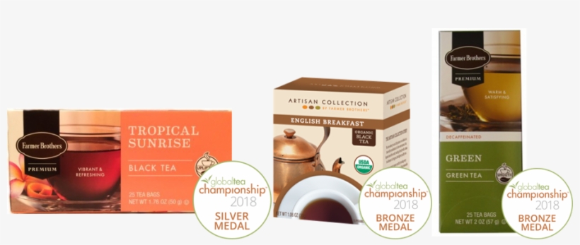 Farmer Brothers' Hot Teas Win Three Medals At Gtc - Box, transparent png download
