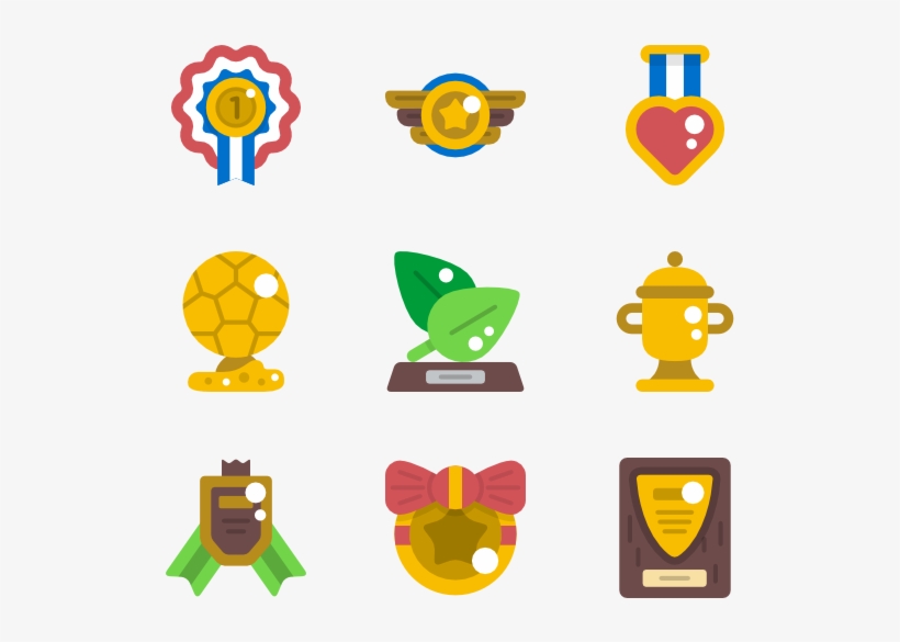 7,548 Free Vector Icons Banner Transparent Download - Awards Collection Png, transparent png download