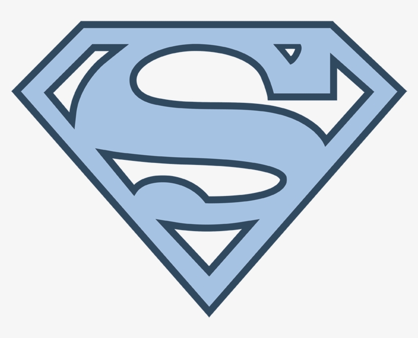 Superman Carolina Blue&amp - Superman Symbol, transparent png download