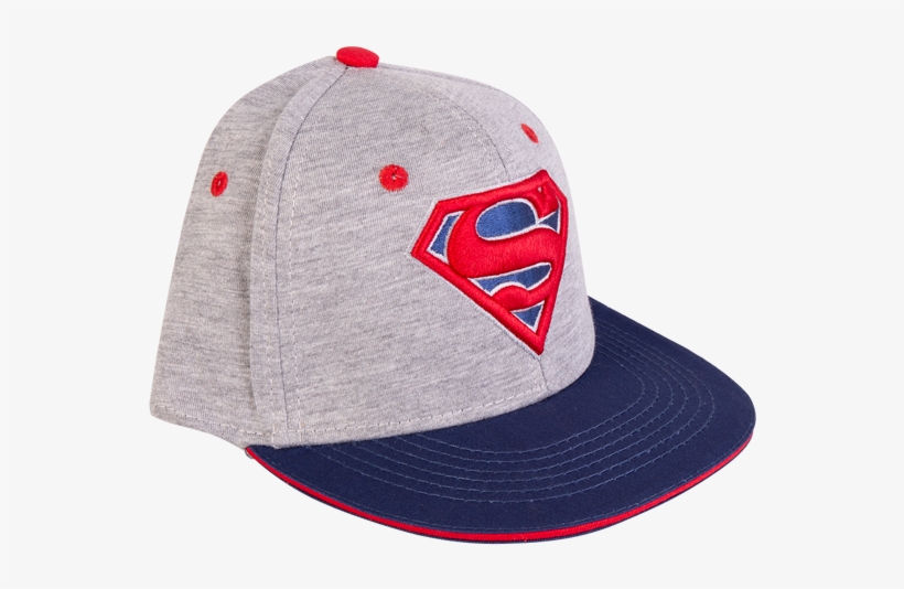Superman Logo Grey Cap - Baseball Cap, transparent png download