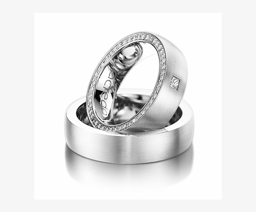 Alianzas De Compromiso Y Boda - Aliança Pedra Cravejada Lateral, transparent png download