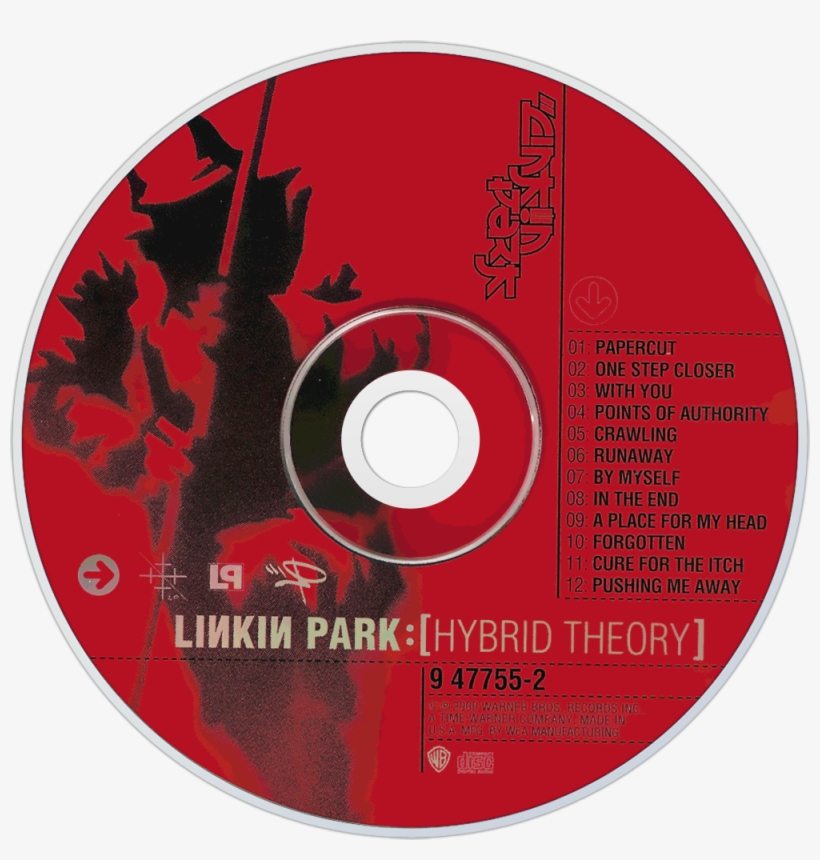 Cdart Artwork - Linkin Park Hybrid Theory Cd, transparent png download