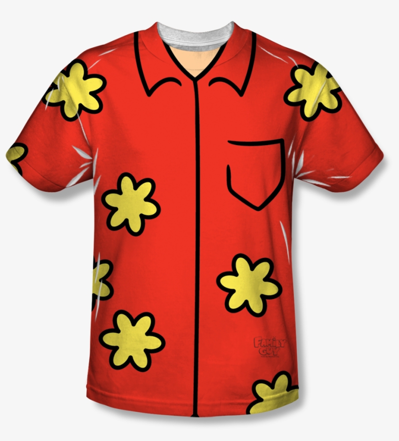 Family Guy Quagmire Costume Short Sleeve T-shirt 100% - Family Guy Shirts, transparent png download