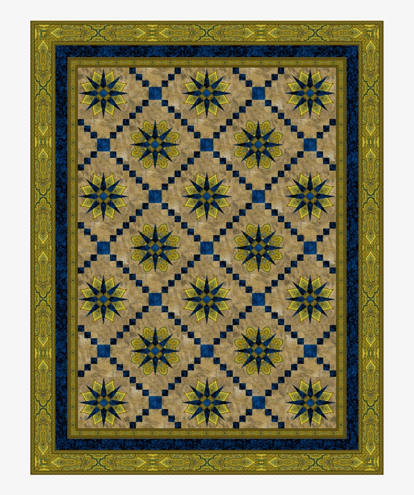 Jinny Beyer Studio Renaissance Garden Quilt Pattern - Patrones Pulseras En Macrame, transparent png download