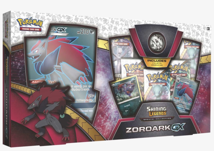 Shining Legends Special Collection - Pokemon Zoroark Gx Box, transparent png download